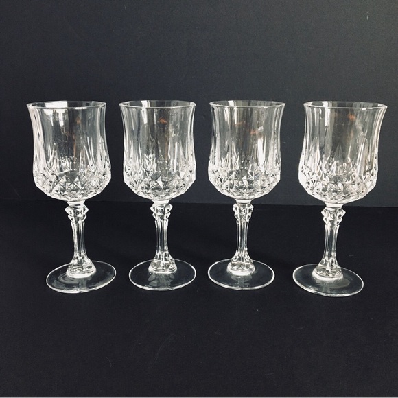 Set of 4 Crystal Wine Glasses 6,5” d’Argues - Picture 4 of 7